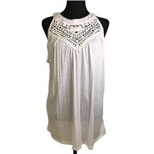NWT-BY Design White Halter Neck Top